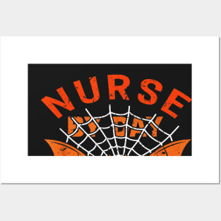 Halloween nurse witches Posters and Art